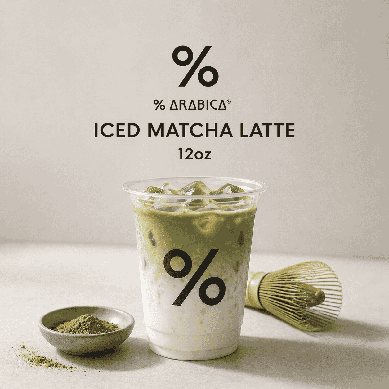 % Arabica Iced Matcha Latte